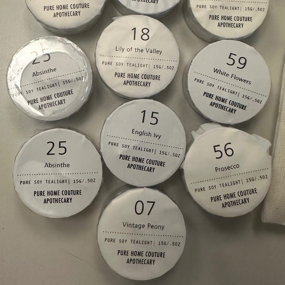 PURE HOME COUTURE - 12 Assorted Scent Tea Lights in Bag - Picture 5 of 12